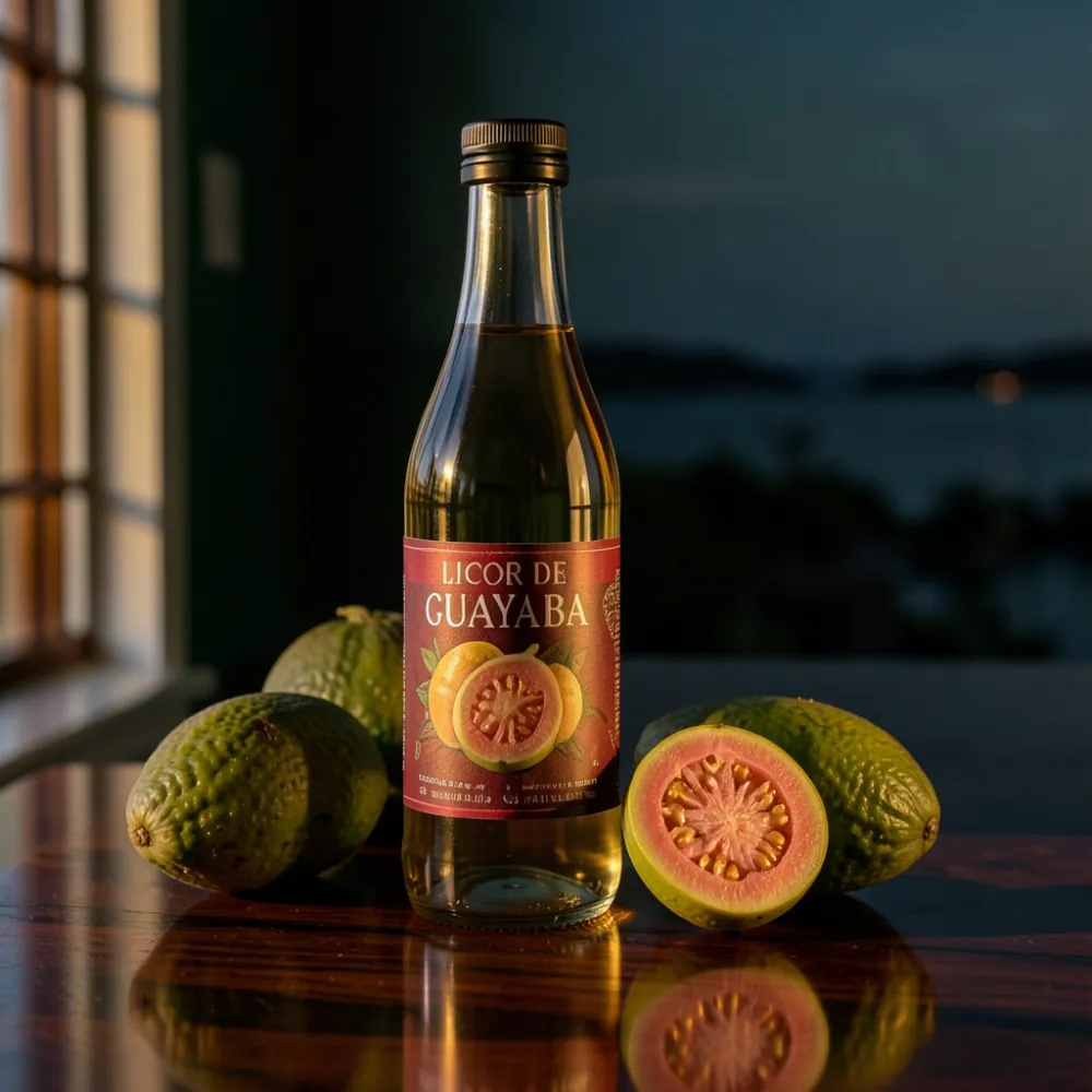 Botellas de licor de guayaba de Manos Mágicas