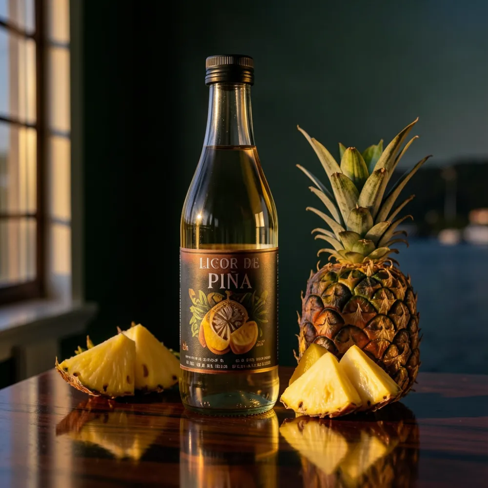 Botellas de licor de piña de Manos Mágicas