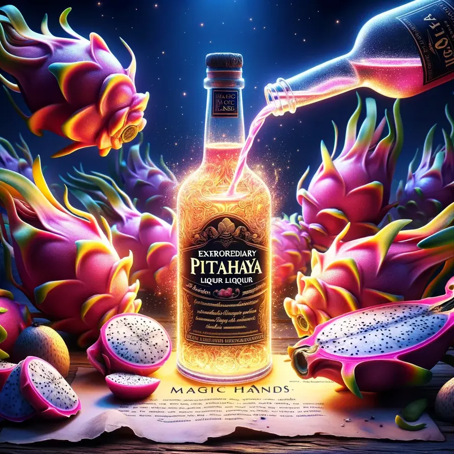 Licor de pitahaya de Manos Mágicas